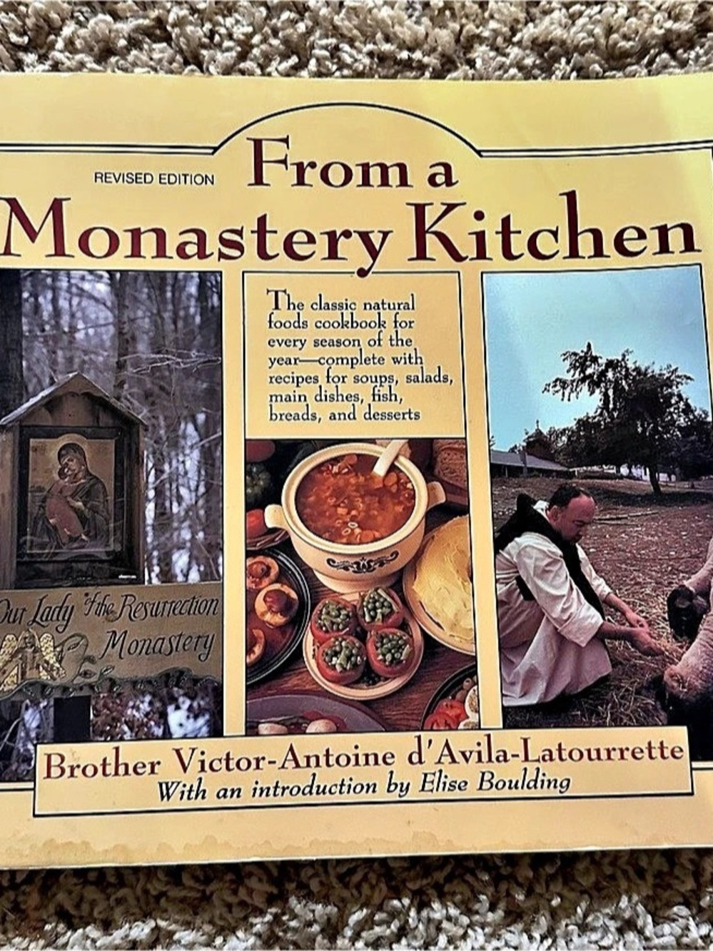 COOKBOOK- From a Monastery Kitchen - Softcover